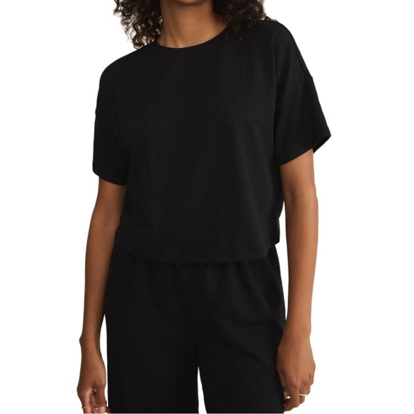 Z Supply Tops - Z Supply Black Short Sleeve Tee